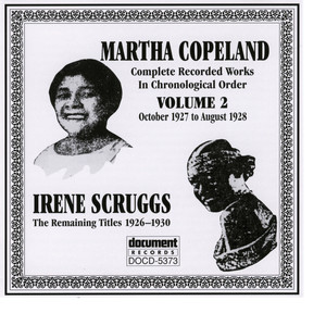 Martha Copeland Vol. 2 (1927-1928) cover