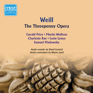 Weill: The Threepenny Opera (Original 1954 Cast, Arr. M. Blitzstein) album