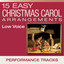 15 Easy Christmas Carol Arrangements, Low Voice (Performance Tracks) Albumcover