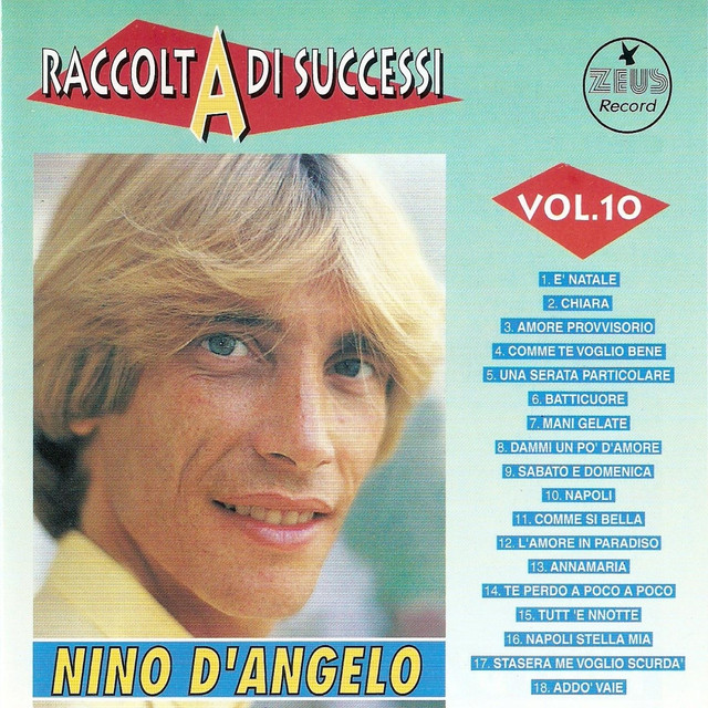 Raccolta di successi, vol. 10 (The Best of Nino D'Angelo Collection) Albumcover