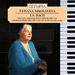 Nikolayeva Plays Bach cover