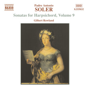 Soler, A.: Sonatas for Harpsichord, Vol. 9 Albumcover