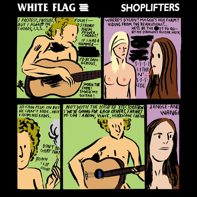 Split Ep With White Flag, The Shoplifters cover