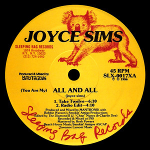 (You Are My) All And All cover
