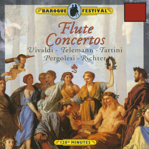 Vivaldi - Tartini - Richter - Pergolesi - Telemann: Flute Concertos cover