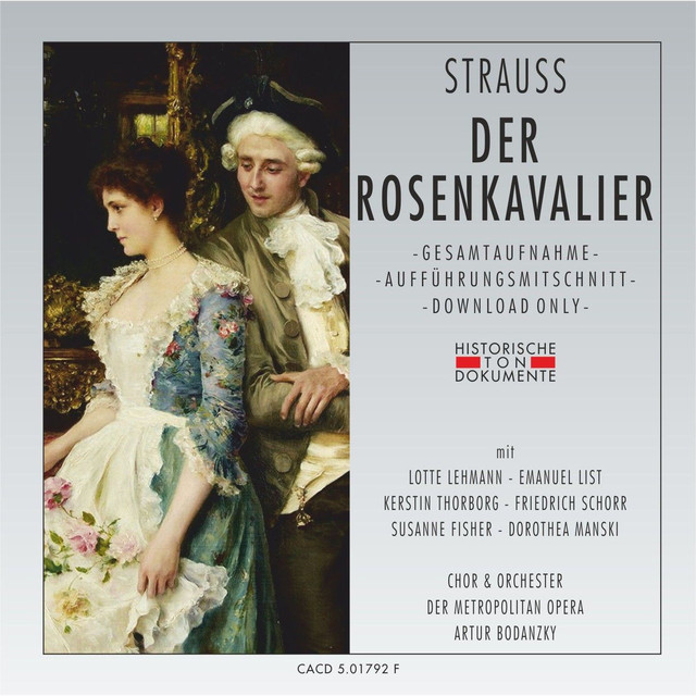 Richard Strauss: Der Rosenkavalier Albumcover