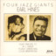 Four Jazz Giants: Earl Hines Plays Tributes to W.C. Handy, Hoagy Carmichael, Louis Armstrong cover