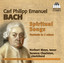 C.P.E. Bach: Spiritual Songs Albumcover
