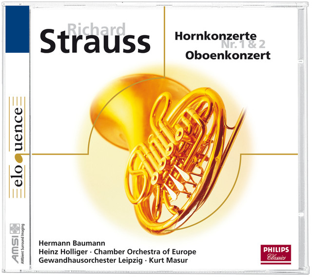 R. Strauss: Obenkonzert & Hornkonzerte (Eloquence) Albumcover