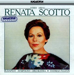 Scotto, Renata: Verdi Arias Albumcover