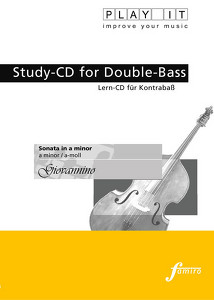 Study-CD For Double-bass: Giovannino, Sonata In A Minor / A-moll Albumcover