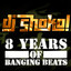 8 Years of Banging Beats Albumcover