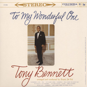 To My Wonderful One cover