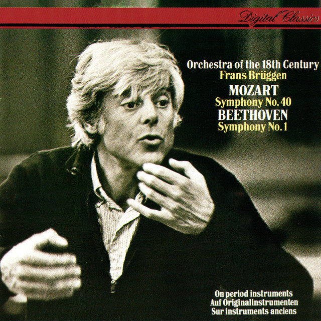 Mozart: Symphony No. 40 - Beethoven: Symphony No. 1 Albumcover
