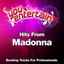Hits from Madonna - Professional Backing Tracks Albumcover