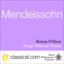 Felix Mendelssohn, Liede Ohne Worte Book I, Op. 19 Albumcover