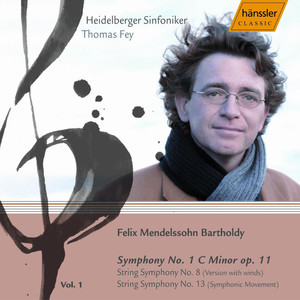 Symphony No. 1 / String Symphonies No. 8, 13 cover