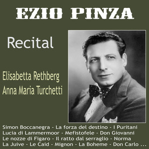 Ezio Pinza: Recital cover