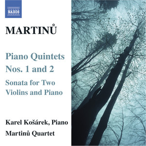 Piano Quintets nos. 1 and 2 / Sonata for Two Violins and Piano cover