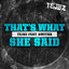 That's What She Said Albumcover