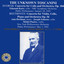The Unknown Toscanini: Dvorák: Concerto for Cello and Orchestra, Op. 104 - Beethoven: Concerto for Violin, Cello, Piano Albumcover