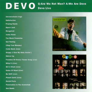 Q: Are We Not Men? A: We Are Devo / Devo Live cover