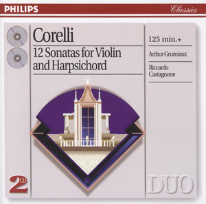 12 Sonatas for Violin and Harpsichord cover