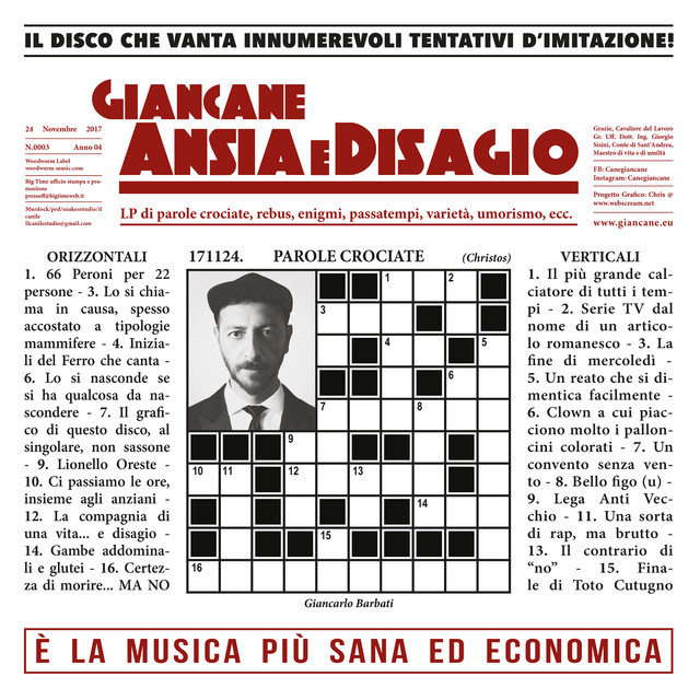 Ansia E Disagio cover