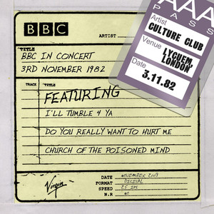BBC In Concert (3rd November 1982) album