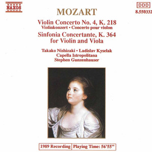 Violin Concerto no. 4 / Sinfonia Concertante cover