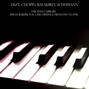 The Piano Library: Simon Barere Vol.1, Recordings from 1934 to 1946 Albumcover
