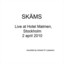 SKÄMS - LIVE Albumcover