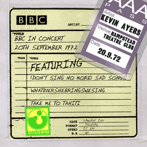 BBC In Concert [Hampstead Theatre Club, 20th September 1972] album