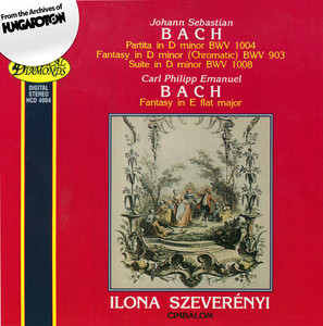 Bach, J.S.: Partita in D Minor, Bwv 1004 / Bach, C.P.E.: Fantasy in E-Flat Major album