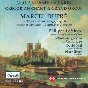 Dupré: Les vêpres de la Vierge, Op. 18 album