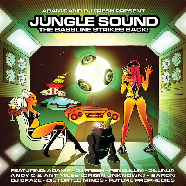 Junglesound - The Bassline Strikes Back Lp cover