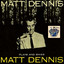 Matt Dennis Plays and Sings cover