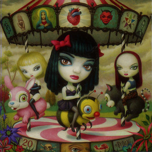 Clear Hearts Grey Flowers cover