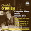 O'Brien: Complete Piano Music, Vol. 1 Albumcover