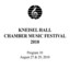 Kneisel Hall Chamber Music Festival 2010 - Program 10: August 27 & 29, 2010 Albumcover