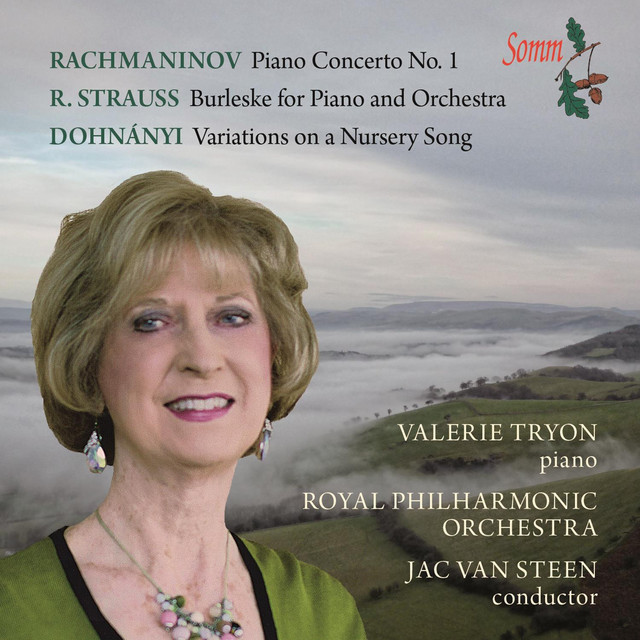 Rachmaninov: Piano Concerto No. 1 - R. Strauss: Burleske for Piano and Orchestra - Dohnányi: Variations on a Nursery Song Albumcover