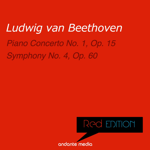 Red Edition - Beethoven: Piano Concerto No. 1, Op. 15 & Symphony No. 4, Op. 60 Albumcover