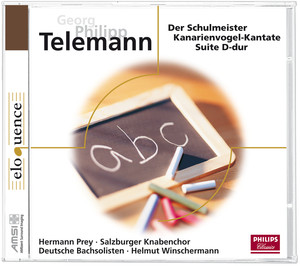 Telemann: Schulmeister-Kantate, Kanarienvogel-Kantate u.a. Albumcover