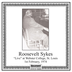 Roosevelt Sykes "Live" At Webster College 1974 album