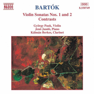 Violin Sonatas nos. 1 and 2 / Contrasts cover