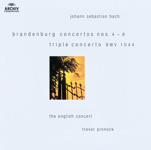 Brandenburg Concertos nos. 4–6 / Triple Concerto BWV 1044 cover