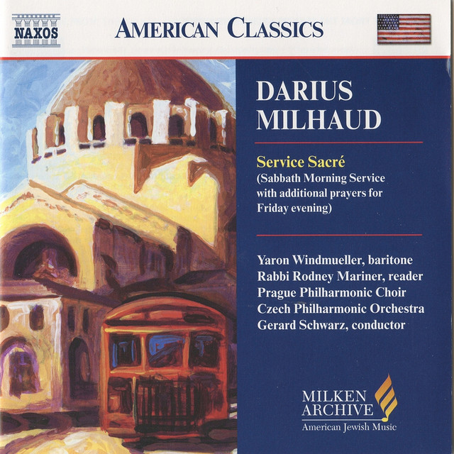 Milhaud: Service Sacre Albumcover