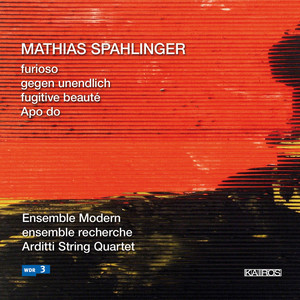 Mathias Spahlinger: Furioso, Gegen unendlich & Apo do album