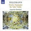 Telemann, G.P.: 12 Fantasies for Solo Violin Albumcover