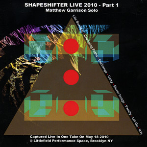 Shapeshifter Live 2010 - Part 1, Matthew Garrison Solo Albumcover